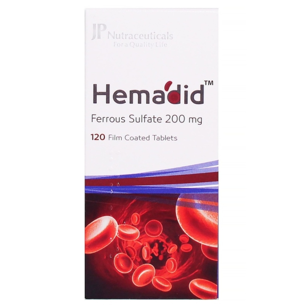 Hemadid 200mg Tablets, 120's