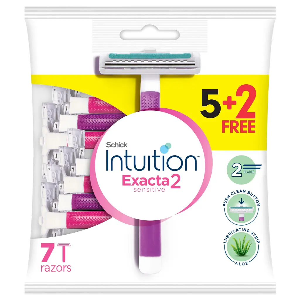 Schick Exacta 2 Senstive Razors Bag - (5+2 Free)