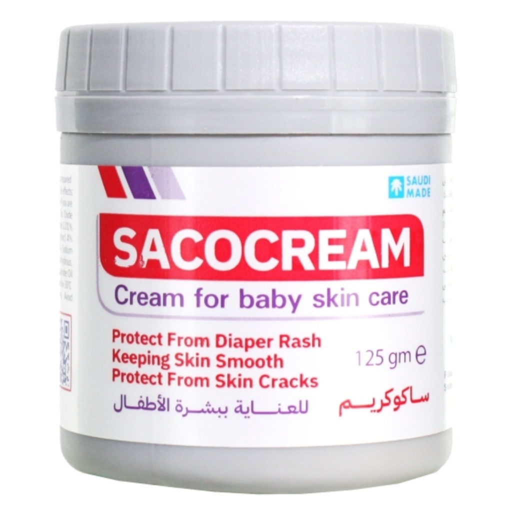 *Sacocream Baby Skin Care Cream, 125g