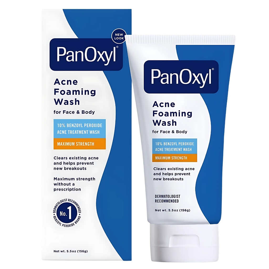 * PanOxyl Acne Foaming Wash Benzoyl Peroxide 10% Daily Control, 156g