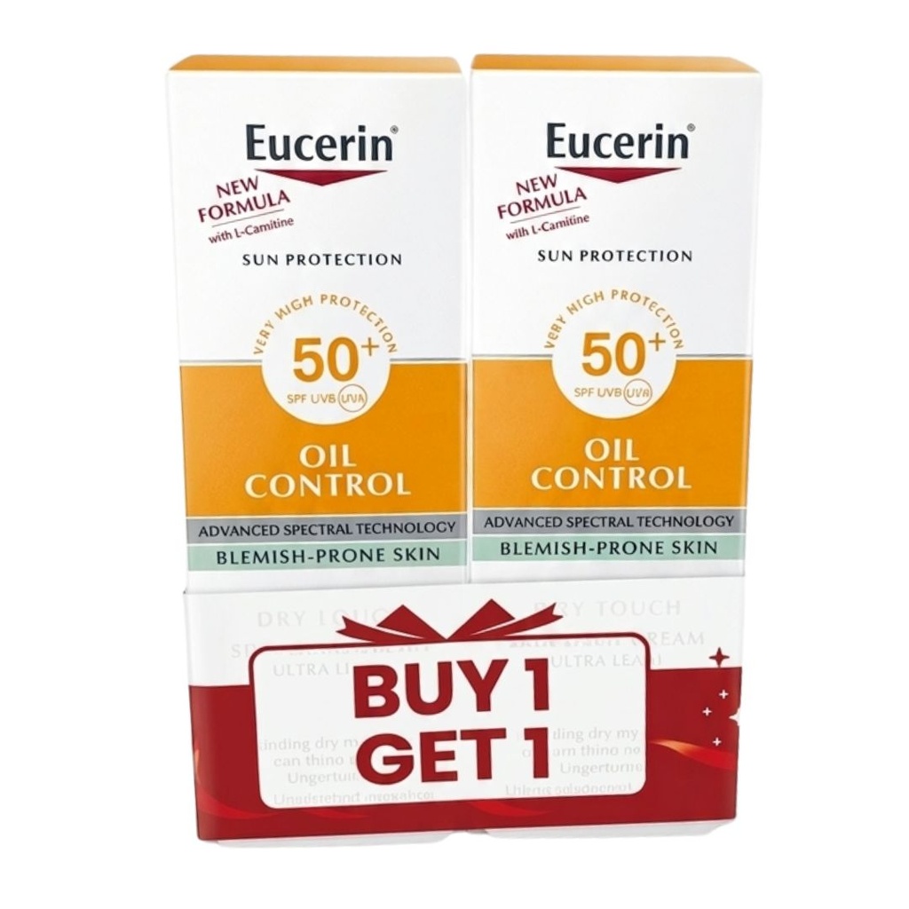 Eucerin Oil Control Dry Touch Sun Gel - Cream 50ml - OFFER (1+1 Free)