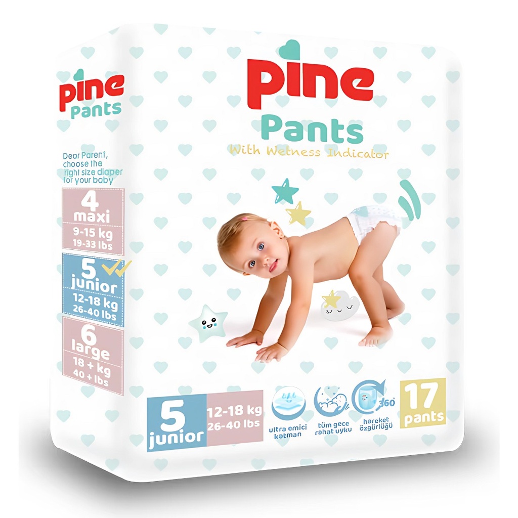 Pine Pants Eco Size - 5 Junior, 17's