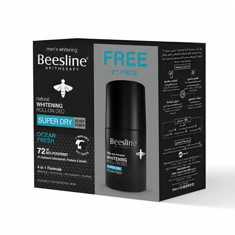 Beesline Ocean Fresh Super Dry Roll-On - OFFER (1+1 Free)