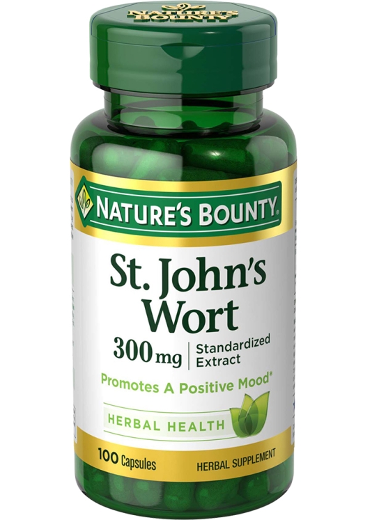 Nature's Bounty St. John's Wort 300mg Capsules, 100's