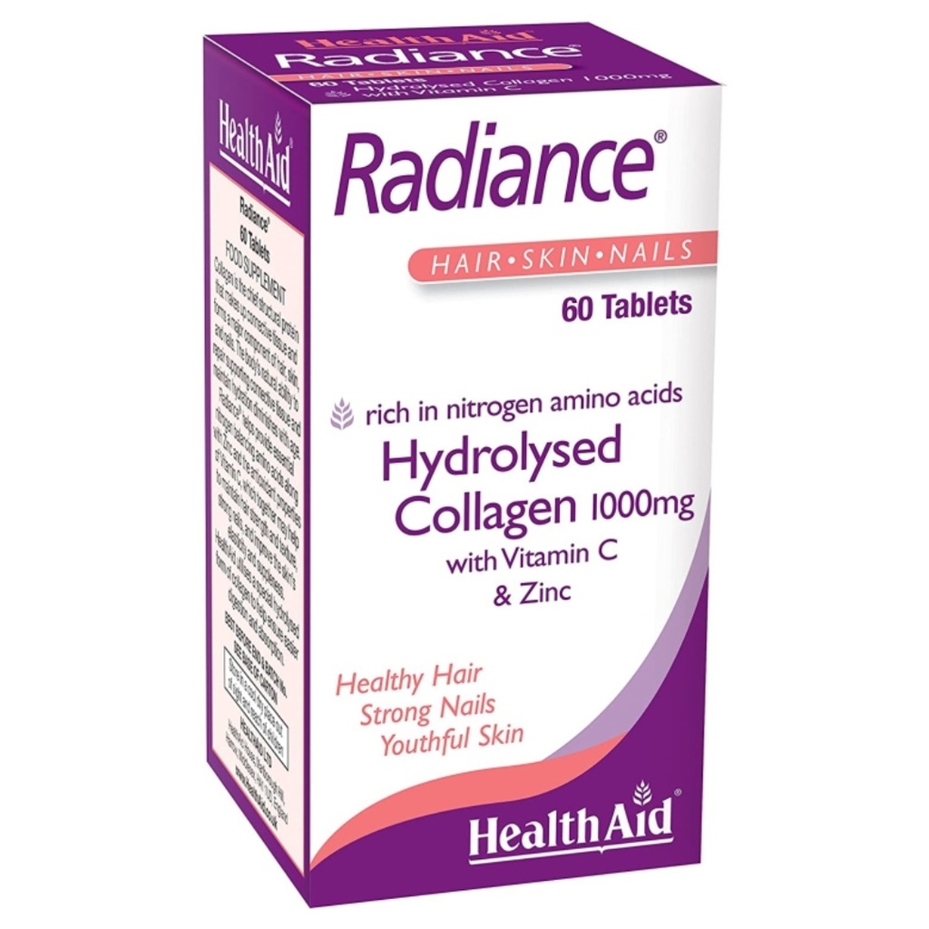 HealthAid Radiance Hydrolysed Collagen 1000mg Tablets , 60's