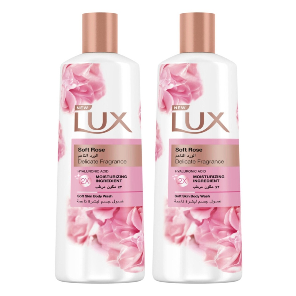 * Lux Soft Rose Body Wash, 250ml - (Twin Pack)
