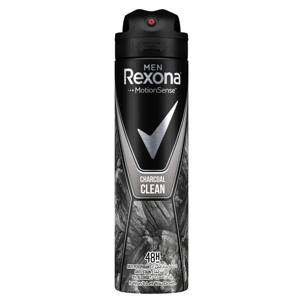 * Rexona Men Charcoal Celan Spray, 150ml