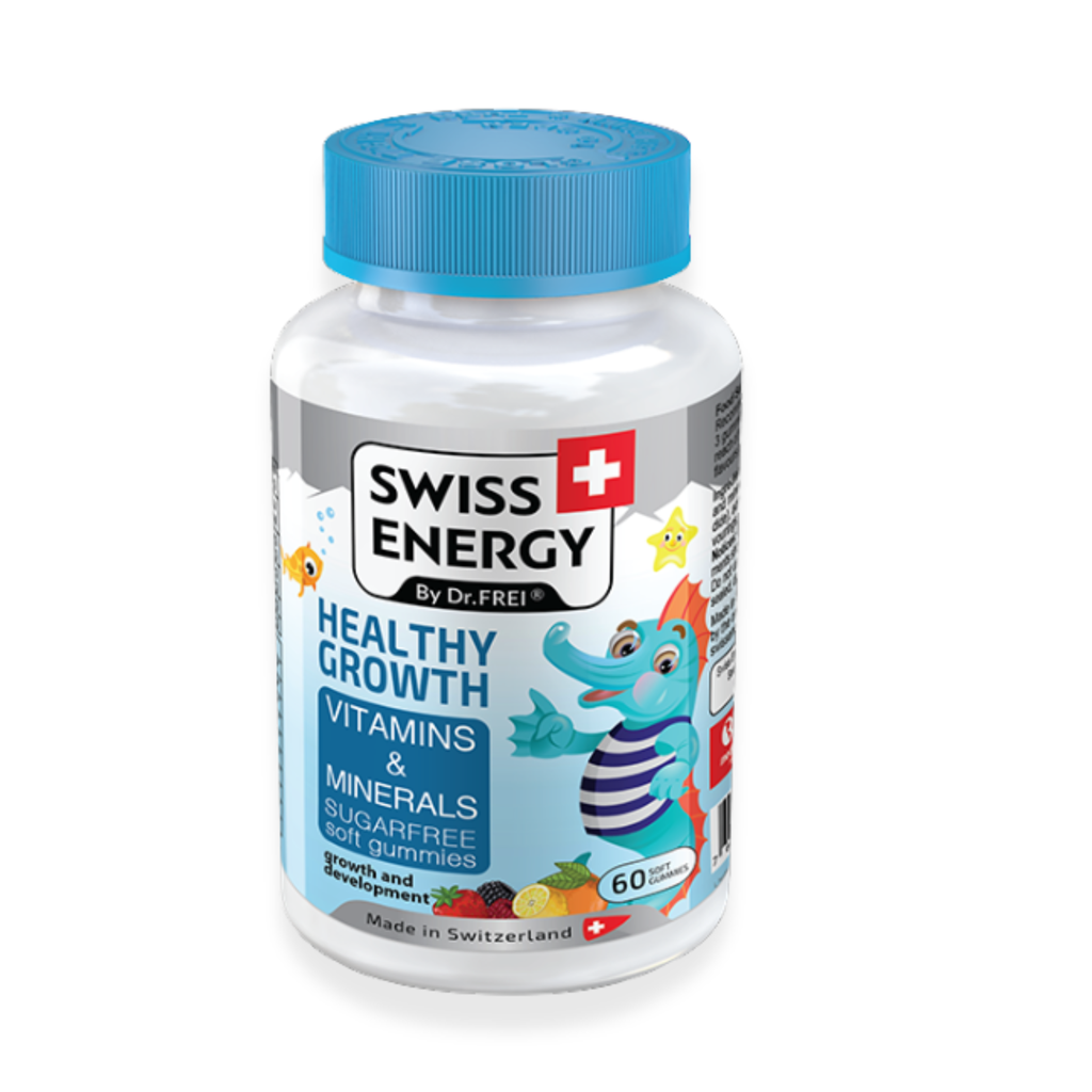 * Swiss Energy Healthy Growth Sugar Free Gummies, 60's