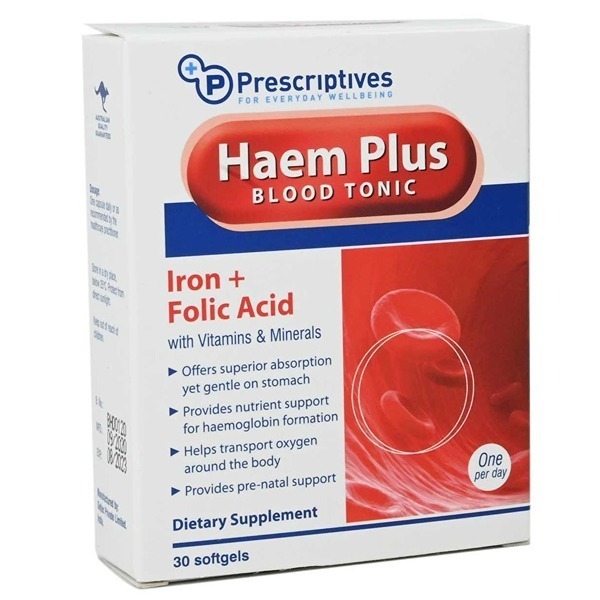 Prescriptives Heam Plus Capsules, 30's