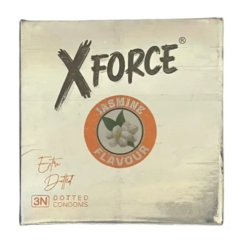 XForce Vanila Flavor Dotted Condoms, 3’s