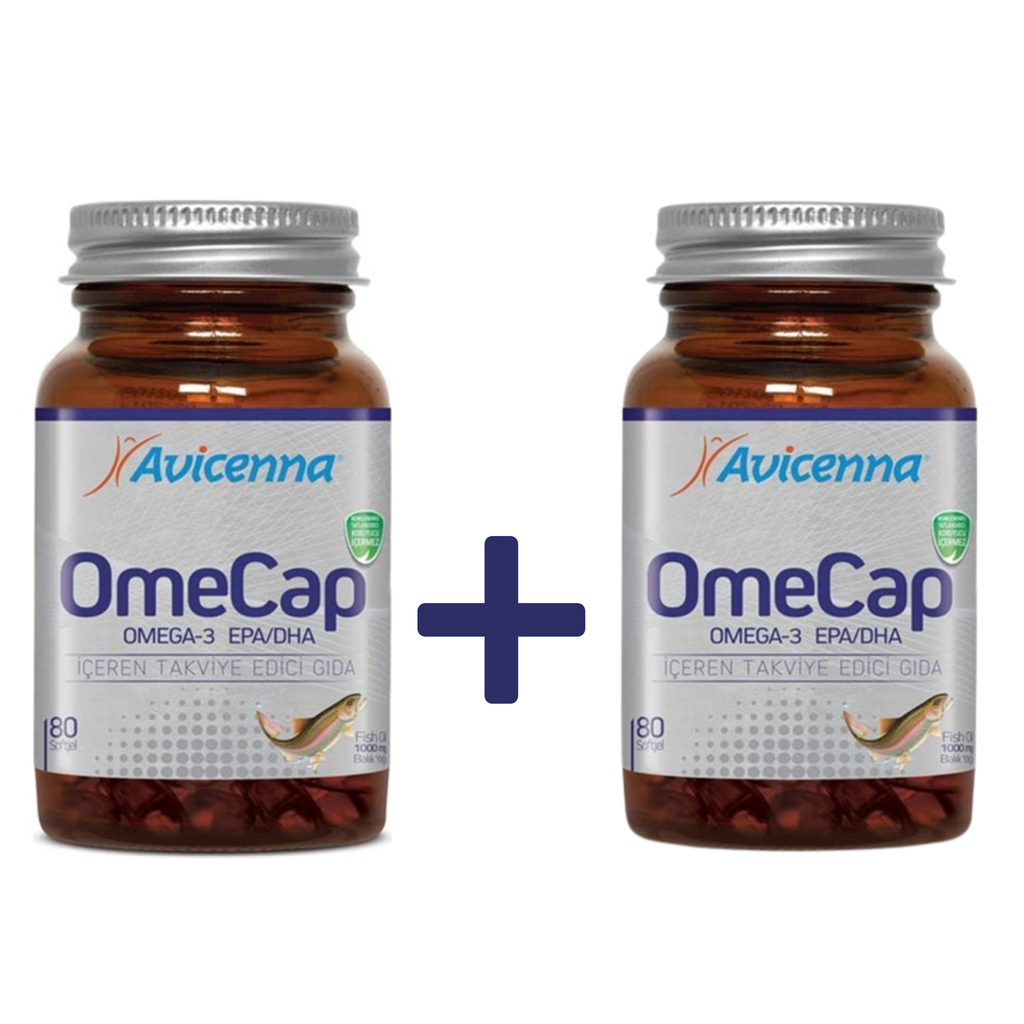 OmeCap Omega3 Softgels, 80's - (1+1 Free) 