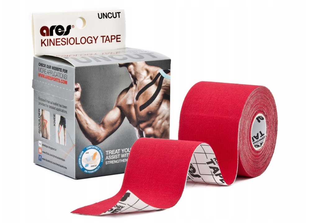 Uncut Kinesiology Tape - Red