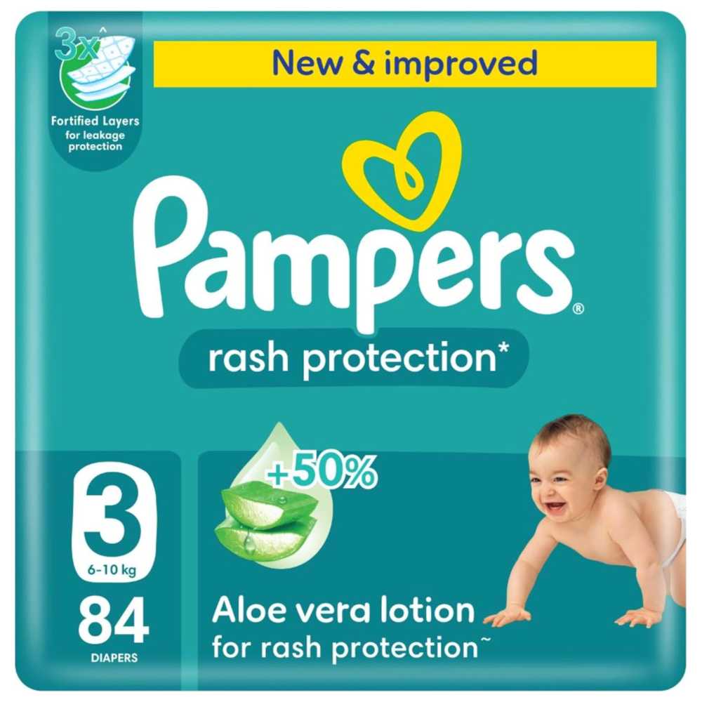 * Pampers Giant Pack Size 3, 84's