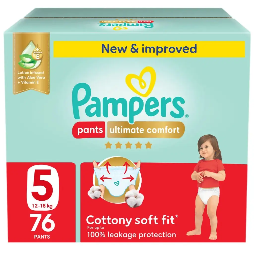 Pampers Premium Care Pants Box Size 5, 76's