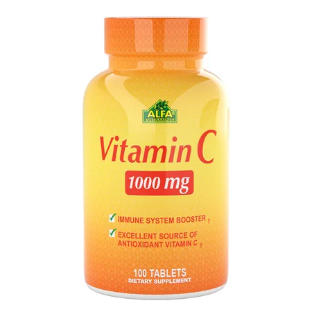 Alfa Vitamin C 1000mg Tablets, 100's 