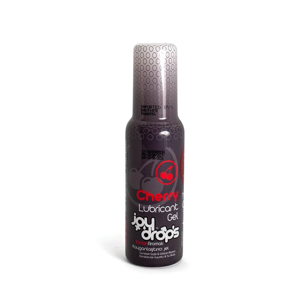 Joy Drops Cherry Personal Lubricant Gel, 100ml