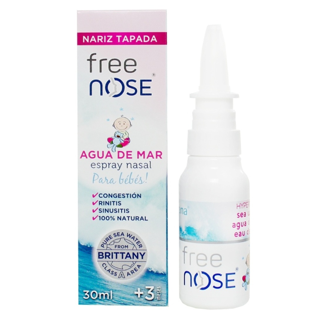 * Free Nose +3 Hypertonic Spray, 30ml