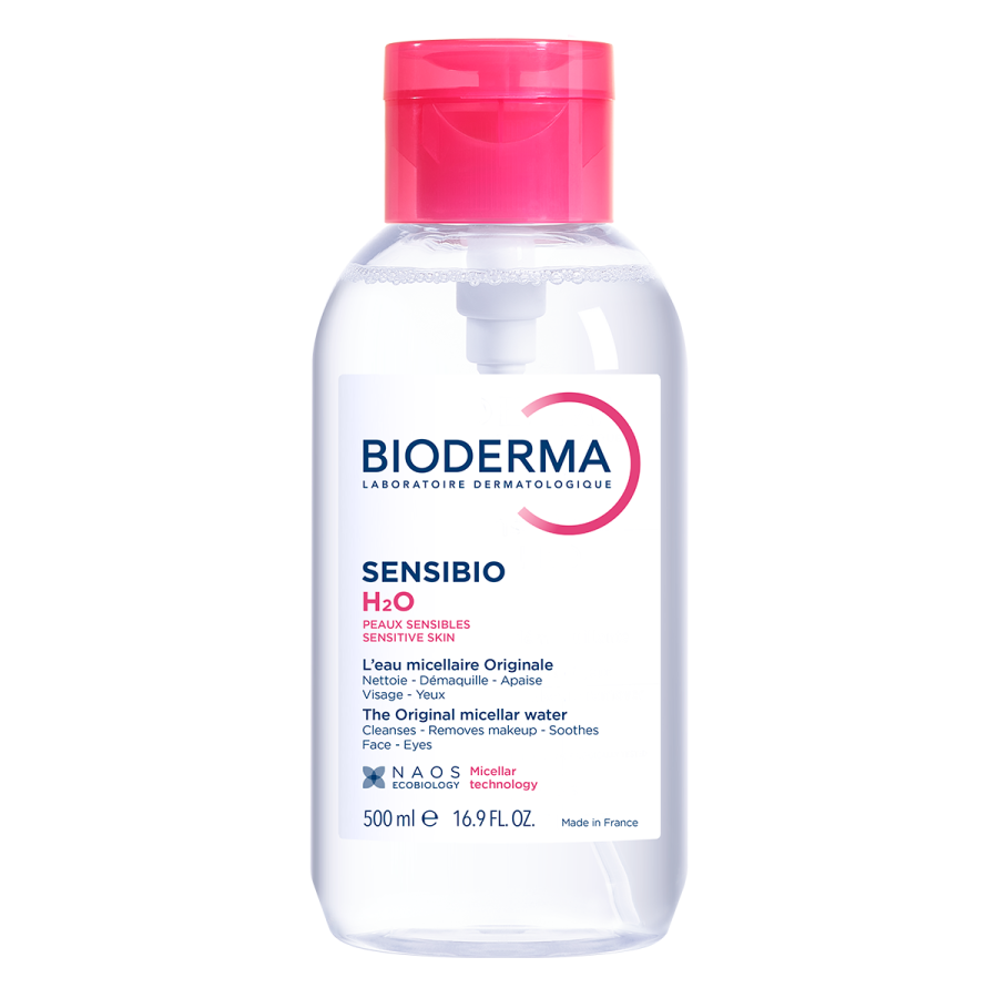 * Bioderma Sensibio H2o Micellar Water With Pump, 500ml