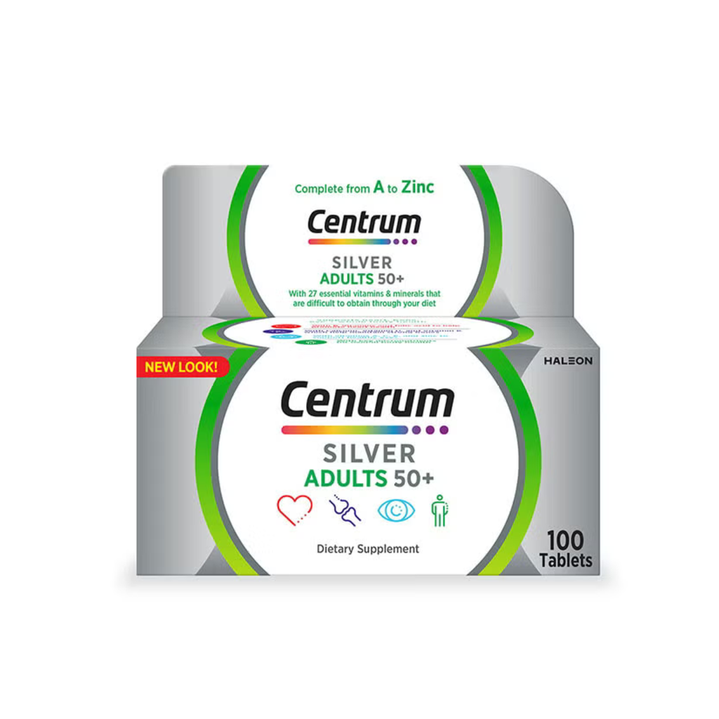 Centrum Silver Adults 50+ Tablets, 100's - NEW