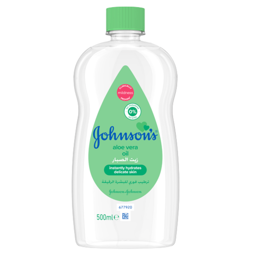 * Johnson's Baby Oil Aloe Vera, 500ml
