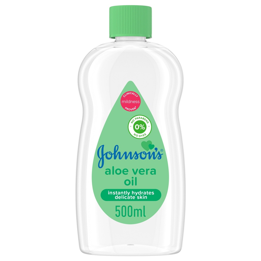 * Johnson's Baby Oil Aloe Vera, 500ml
