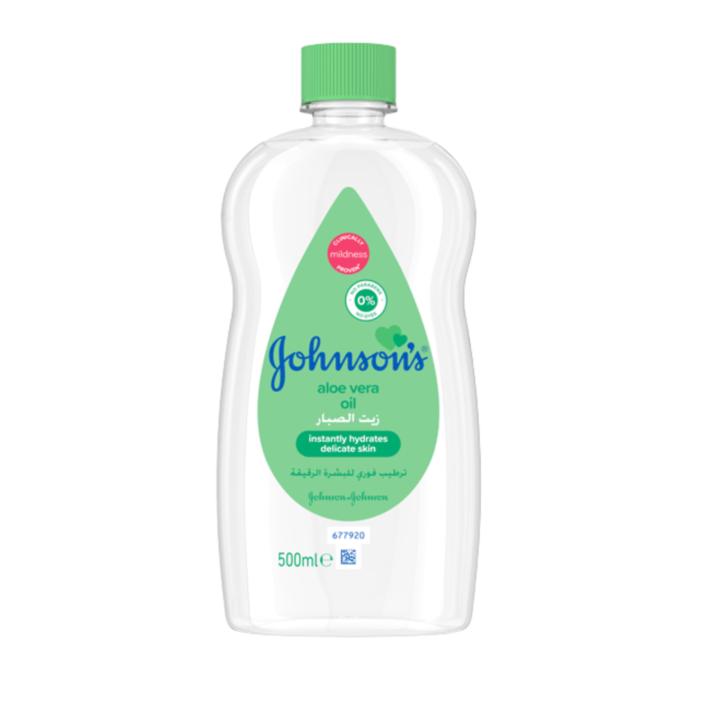 * Johnson's Baby Oil Aloe Vera, 500ml