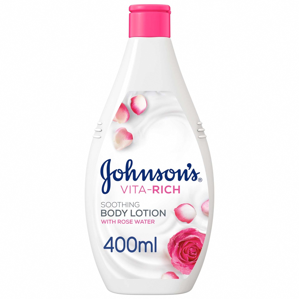 * Johnson's Vita-Rich Rose Water Body Lotion, 400ml