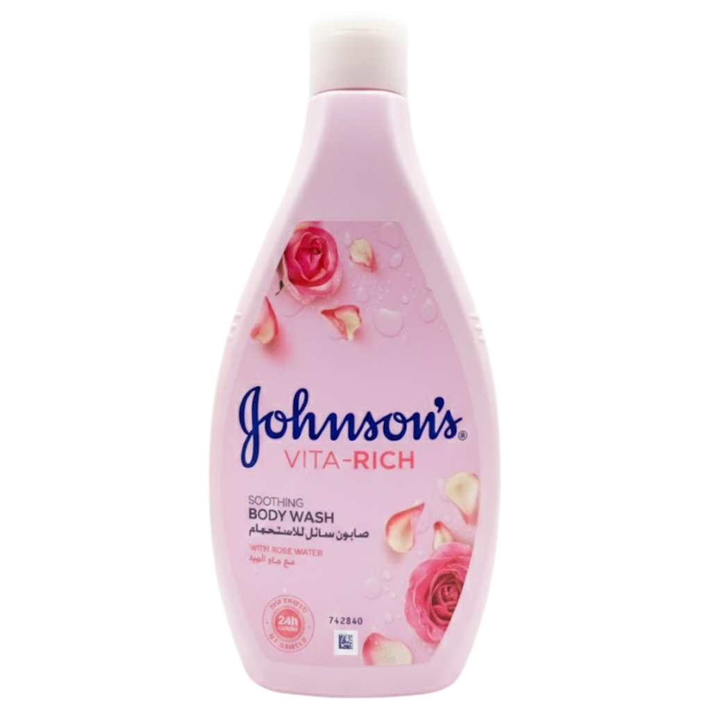 * Johnson's Vita-Rich Soothing Rose Water Body Wash, 400ml