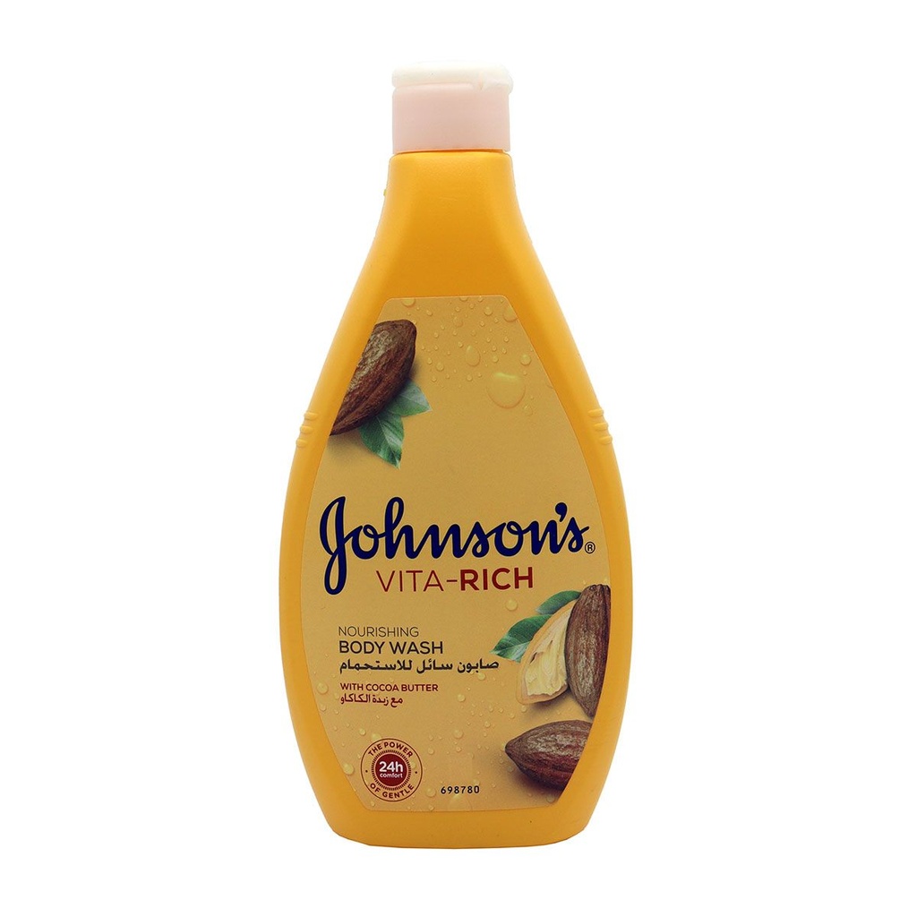 * Johnson's Vita-Rich Cocoa Butter Body Wash, 400ml