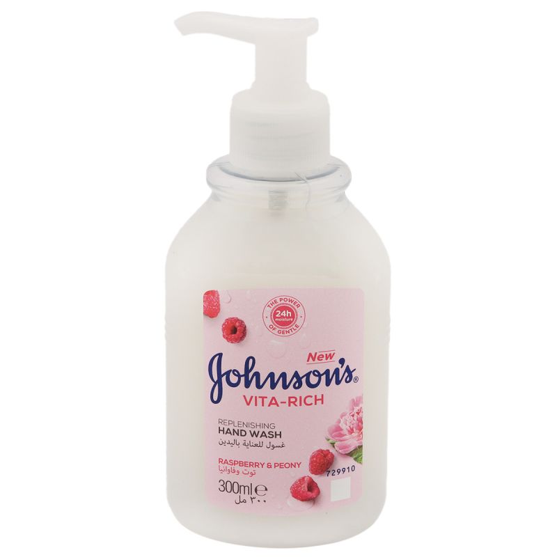 * Johnson's Vita-Rich Rasperry Handwash, 300ml