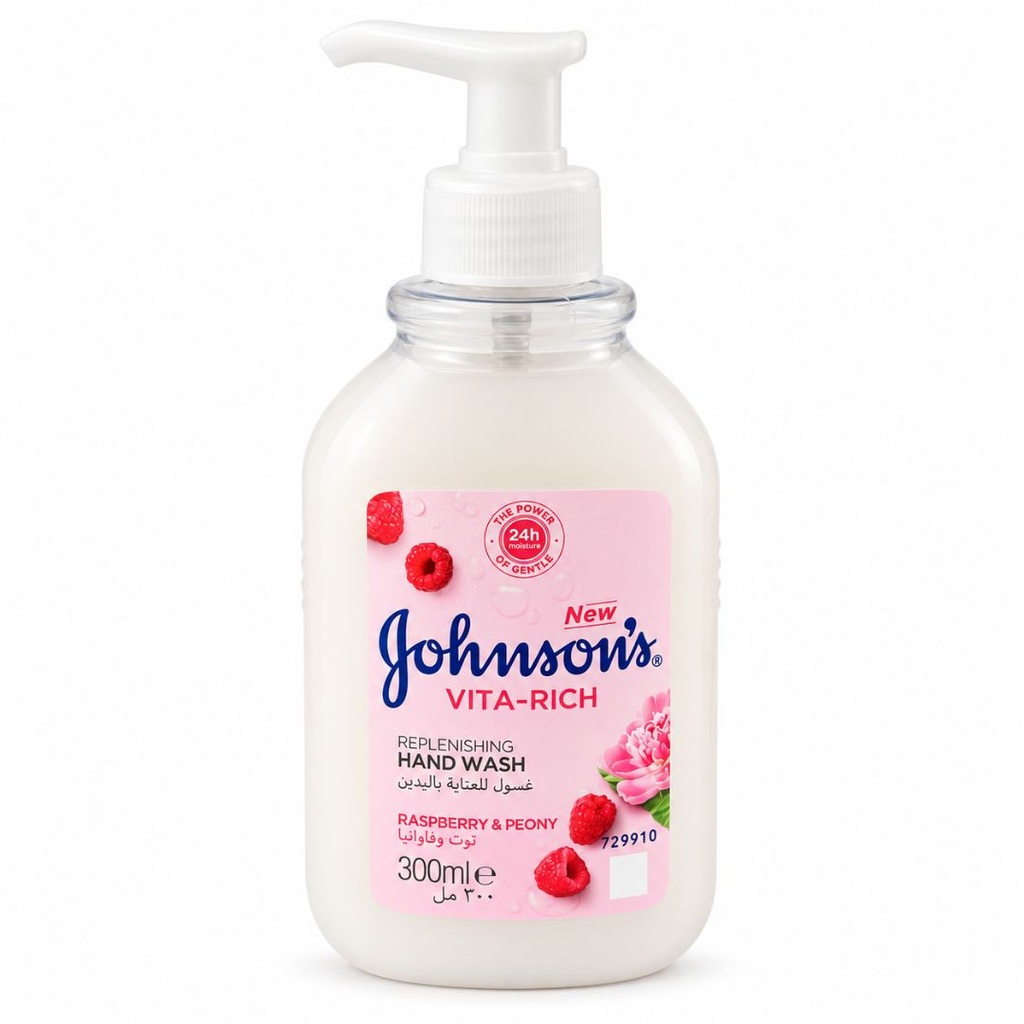 * Johnson's Vita-Rich Rasperry Handwash, 300ml