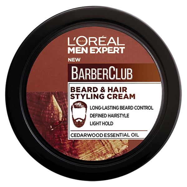 * Loreal Men Barber Club Beard & Hair Styling Cream, 75ml