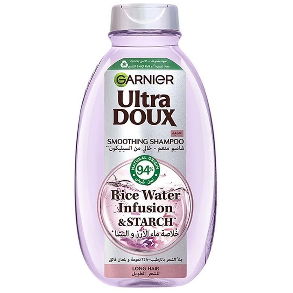 * Garnier Ultra Doux Rice Water Shampoo, 600ml
