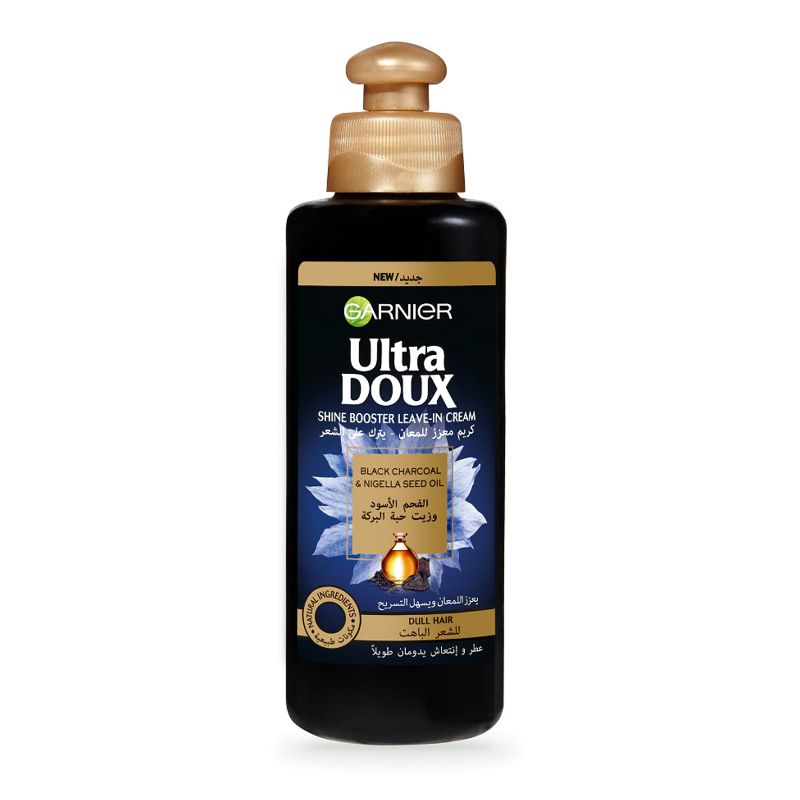 * Garnier Ultra Doux Black Charcoal Leave in, 200ml
