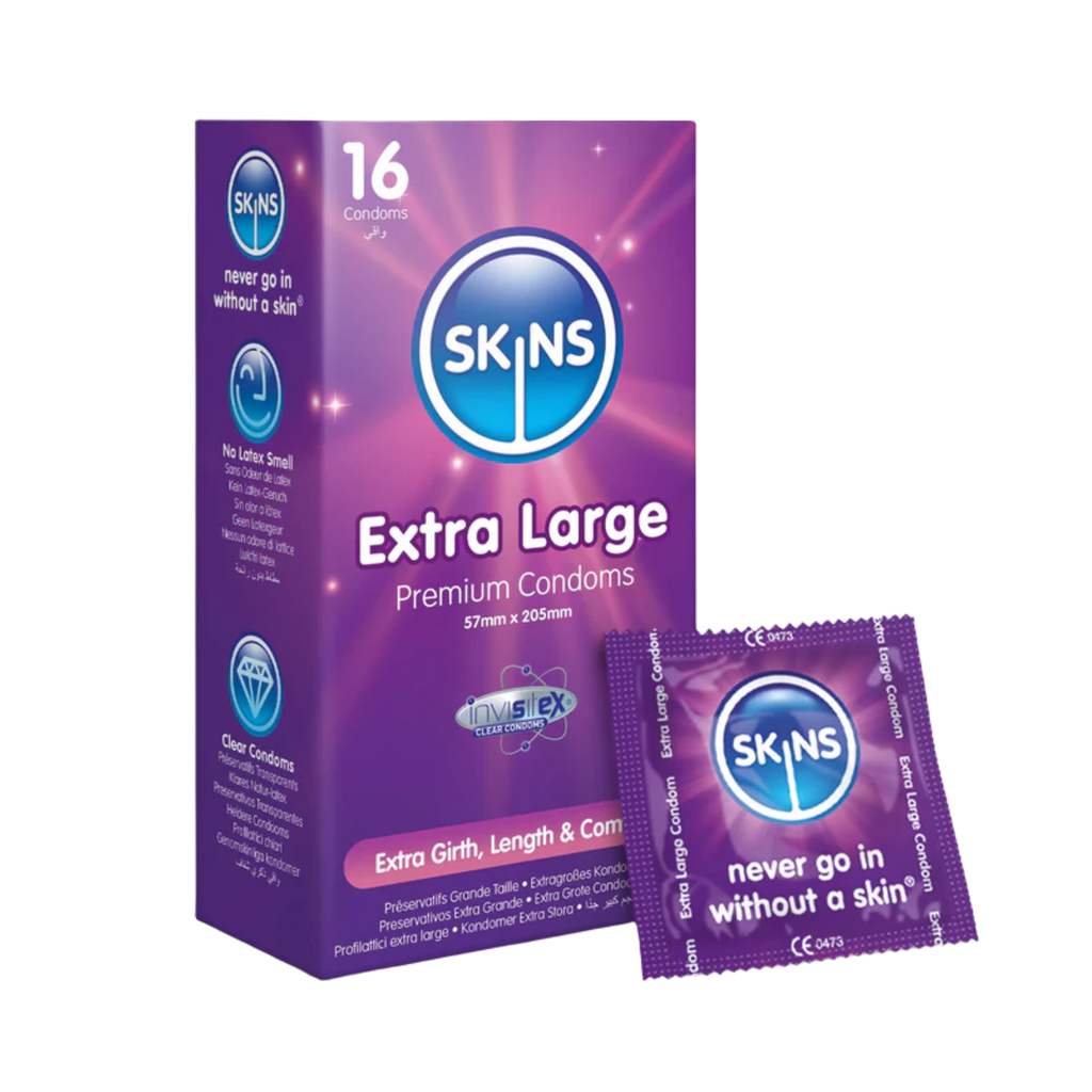* Skins Extra Large Condoms, 16's