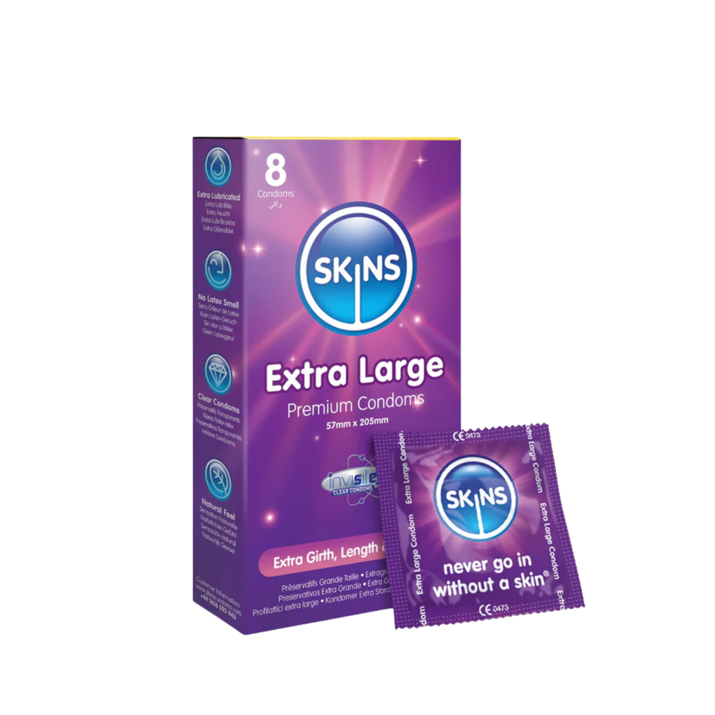 * Skins Extra Large Condoms, 8's