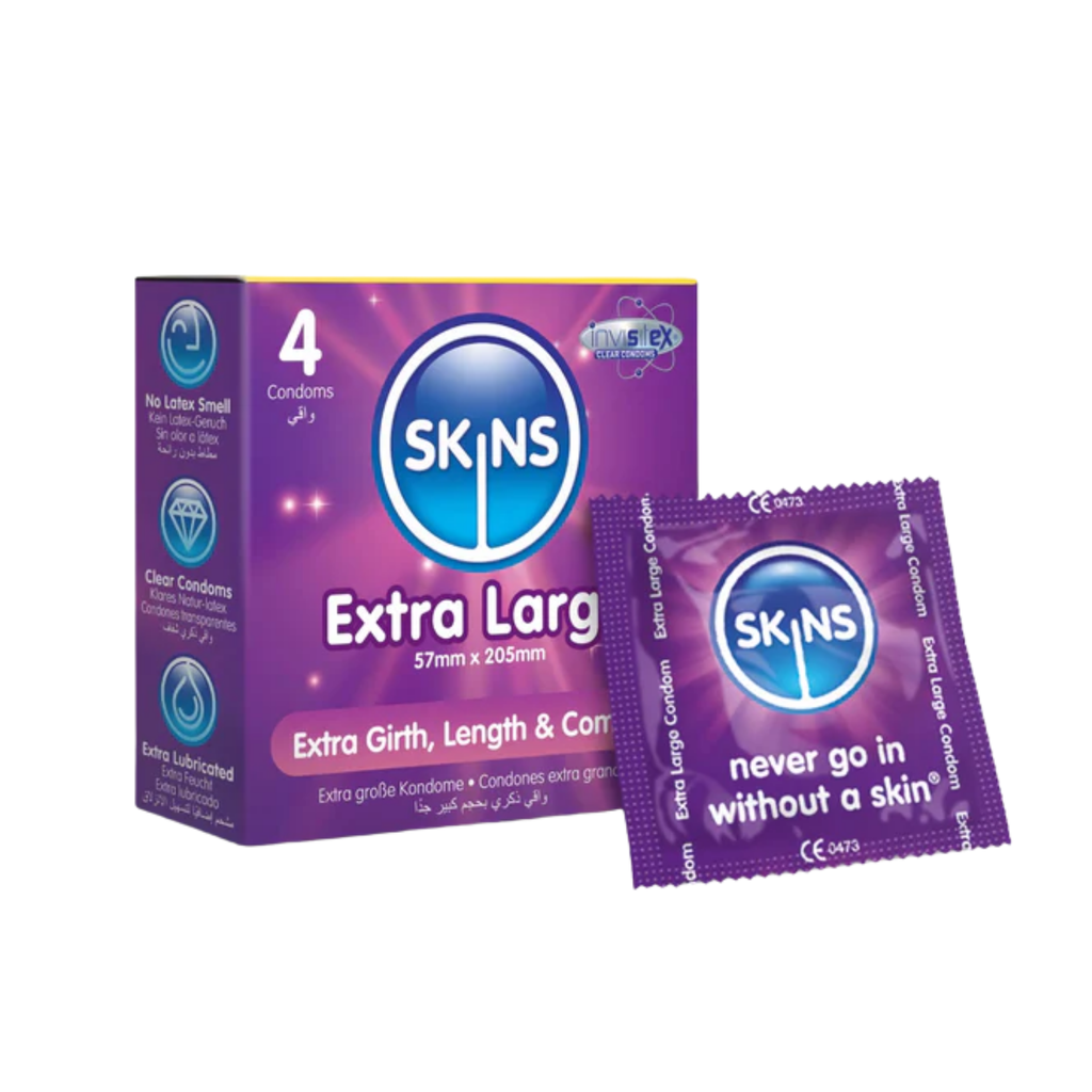 * Skins Extra Large Condoms, 4's