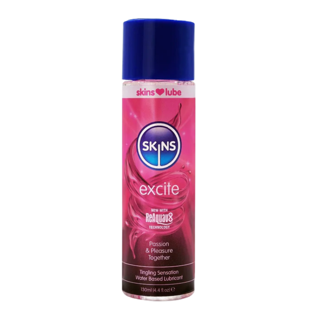 * Skins Excite Tingling Water Based Lubricant Gel, 130ml
