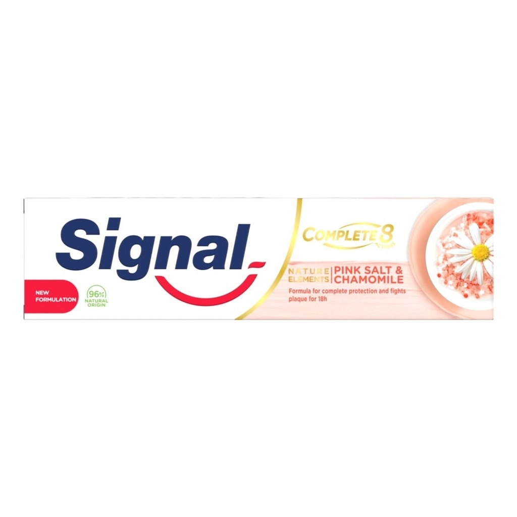 Signal Complete8 Pink Salt & Chamomile Toothpaste, 75ml