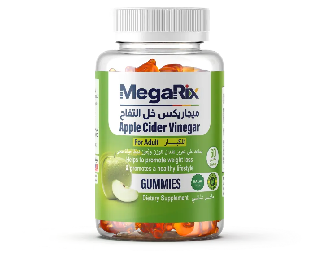 MegaRix Apple Cider Vinegar Gummies, 60's