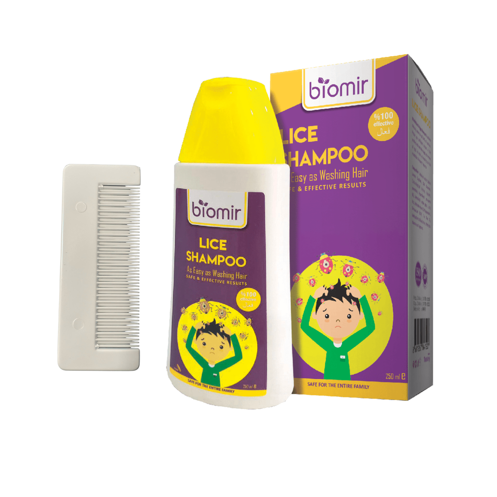 Biomir Lice Shampoo + Comb, 250ml