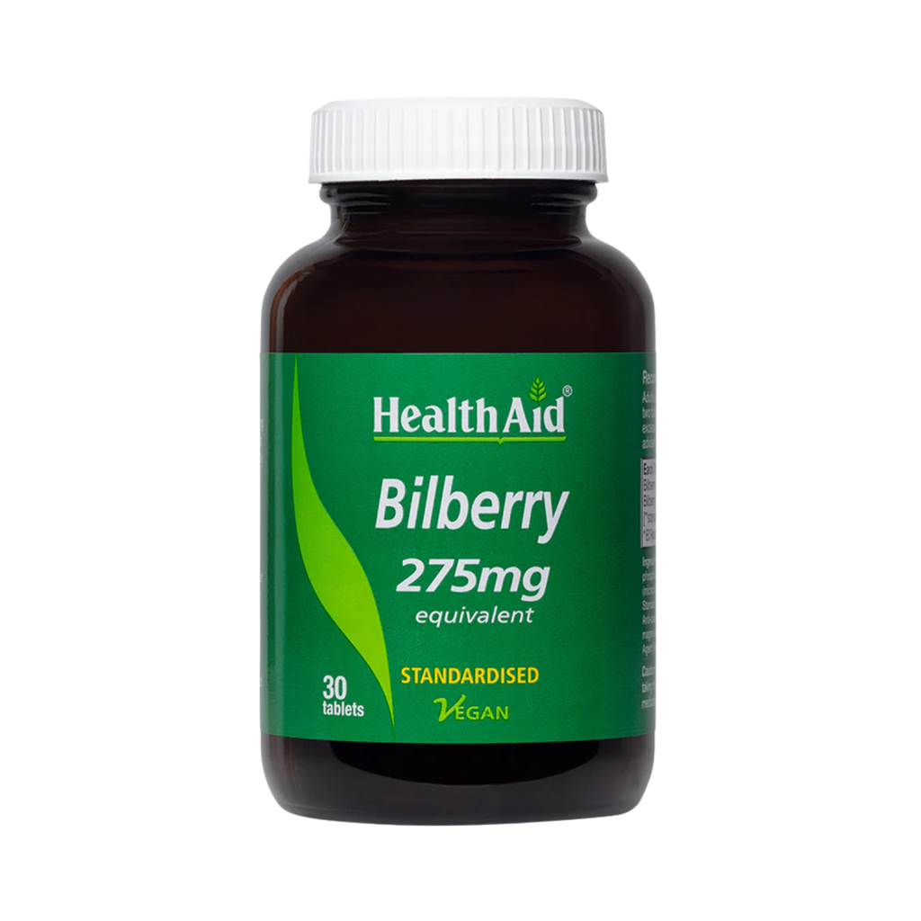 HealthAid Bilberry 275mg Tablets, 30's