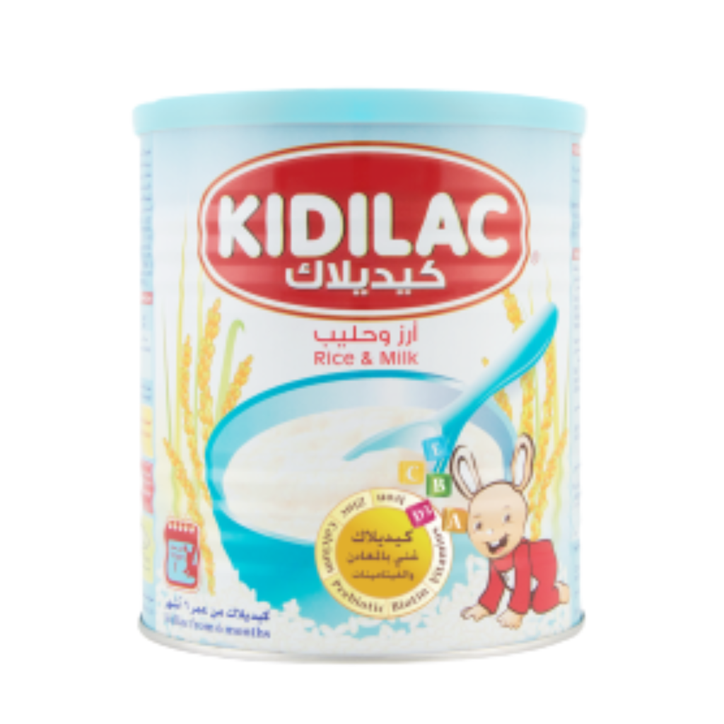 Kidilac Baby Cereal Rice and Milk, 400g