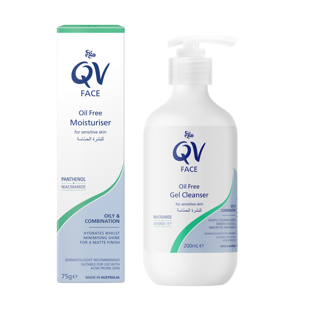 Qv Promo Pack (Face Oil Free Gel 250ml + OiI Free Cream75g)