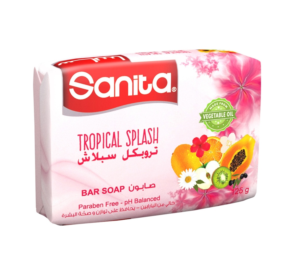 *Sanita Soap Tropical Splash Bar, 125g