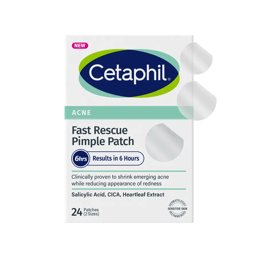 Cetaphil 6 Hour Fast Clear Acne Patches, 1x24's