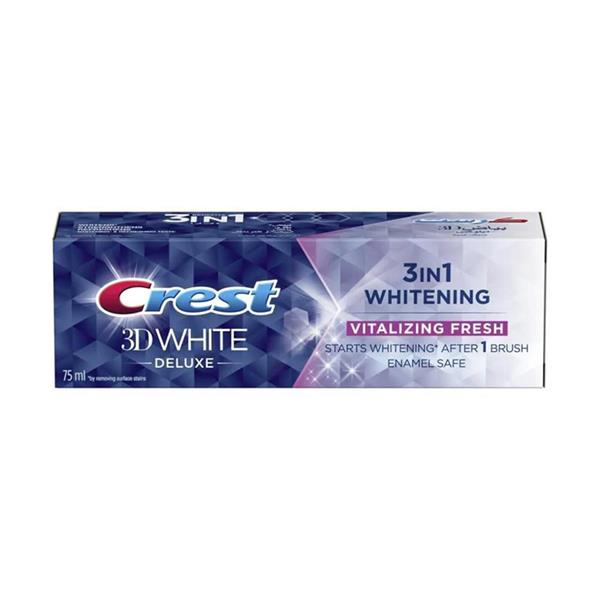* Crest 3D White Deluxe Vitalizing Fresh Toothpaste, 75ml