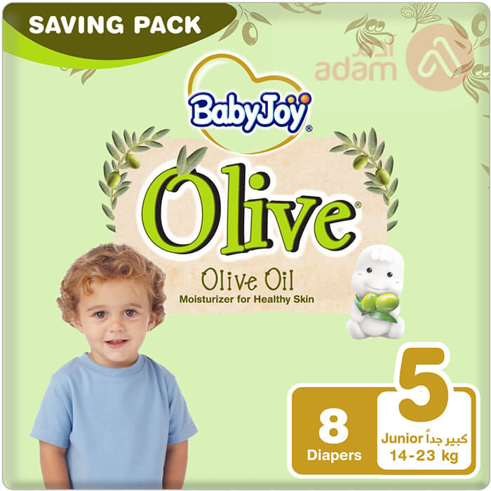 * Baby Joy Olive Oil Junior Size 5, 8's