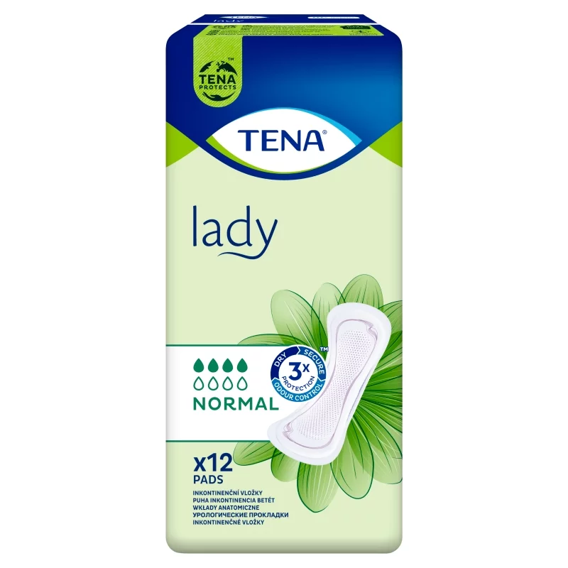 Tena Lady Pads, 12's - Normal