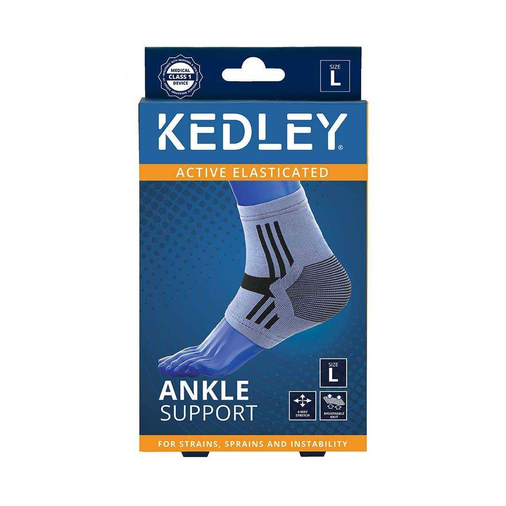 * Kedley Elasticated Ankle Support - L